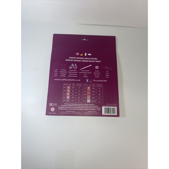 Flamingos Crystal Art Card Kit Craft Buddy New- diamond painting craft - Picture 4 of 6